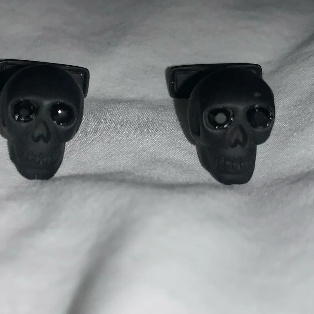 Ravi Ratan Crystal Skull Cufflinks